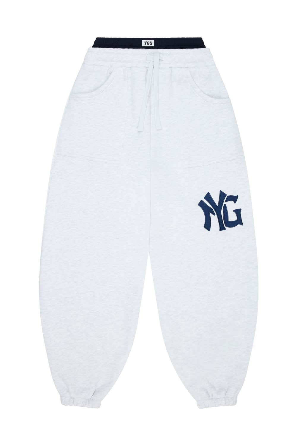 N-YG Cuffed Sweats front flat source photo
